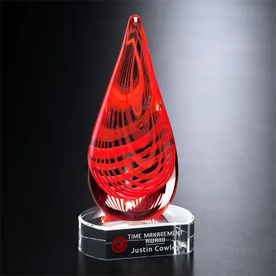 Intrigue Hand-Blown Art Glass Award — view 2