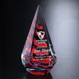 Patriot Award — Optical Crystal Pyramid