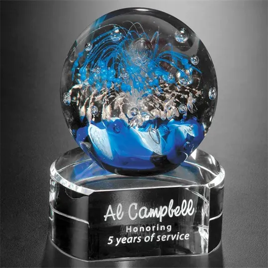 Celebration Art Glass Award, 4" x 5"