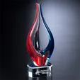 Revelation Crystal Award, 4.75" x 11.5" x 3.75"