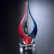 Revelation Crystal Award, 4.75" x 11.5" x 3.75" — view 2