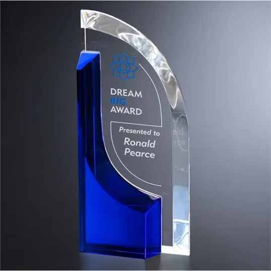 Phantom Award in Blue and Optical Crystal — view 2