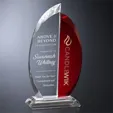 Beacon Ruby Optical Crystal Award