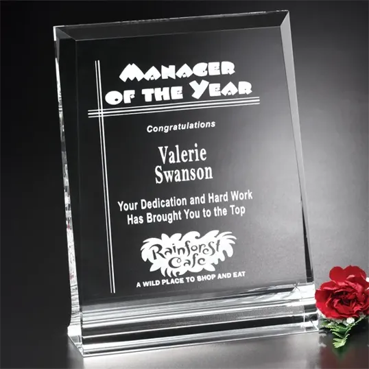 Ventura Optical Crystal Award, Rectangle — view 3