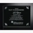 Aberdeen Black Laser Plaque, 12" x 15" — view 2