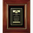 Americana Cherry Wood Plaque with Velour — view 2