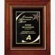Americana Cherry Wood Plaque with Velour — view 3