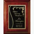 Americana Raised Panel Cherry Wood Plaque — view 3