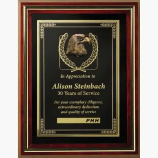 Americana Cherry Wood Shadow Box with Glass — view 3