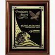 Americana Cherry Wood Shadow Box with Glass