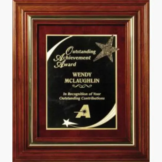 Americana Plaque with Wood Insert — view 3
