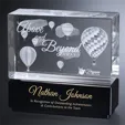 Butler Cube 5 1/2" Optical Crystal Award