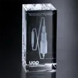 Conroy Rectangle Optical Crystal Paperweight