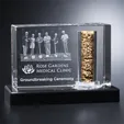 Courtney Rectangle Optical Crystal Award — view 3