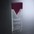 Nobility Liuli Glazed Crystal Award — view 2