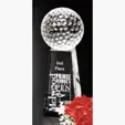 Tapered Golf Award, Optical Crystal