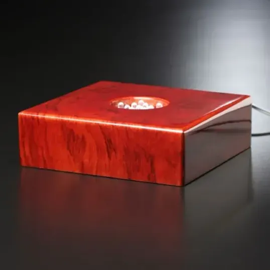 Premium Rosewood Lighted Base