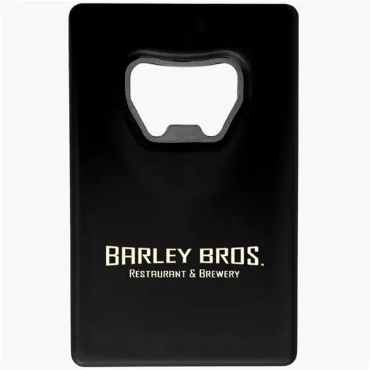 Credit Card Bottle Opener with Stainless Steel Insert