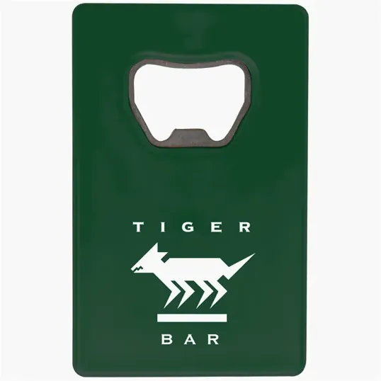Credit Card Bottle Opener with Stainless Steel Insert — view 4