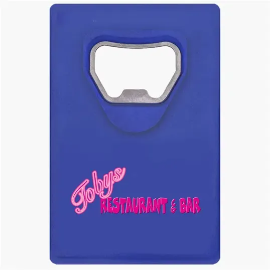 Credit Card Bottle Opener with Stainless Steel Insert — view 8