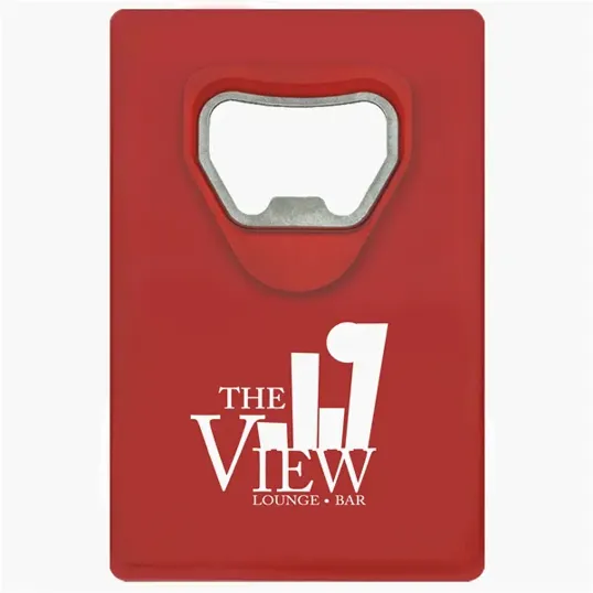 Credit Card Bottle Opener with Stainless Steel Insert — view 10