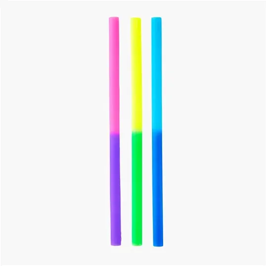 Reuse-it Mood Silicone Straw in Round Case
