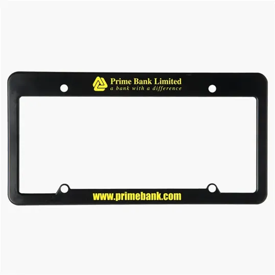 License Plate Frame, 4 Holes Straight Top