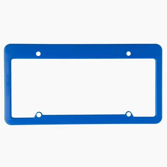 License Plate Frame, 4 Holes Straight Top — view 3
