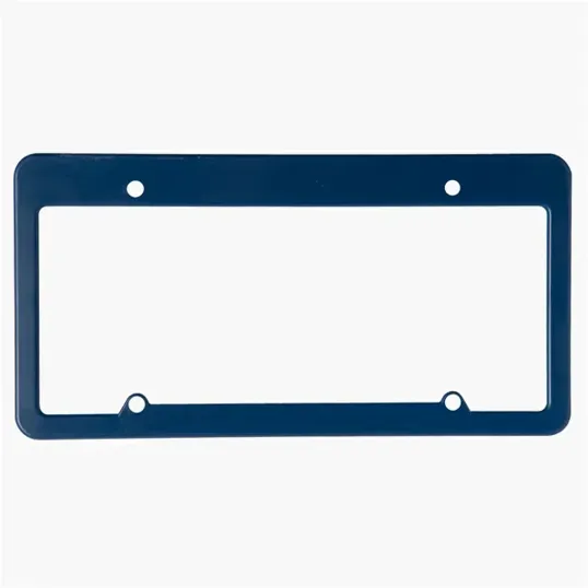 License Plate Frame, 4 Holes Straight Top — view 4