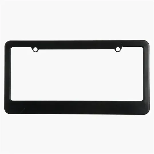License Plate Frame, 2 Holes Straight Bottom — view 6