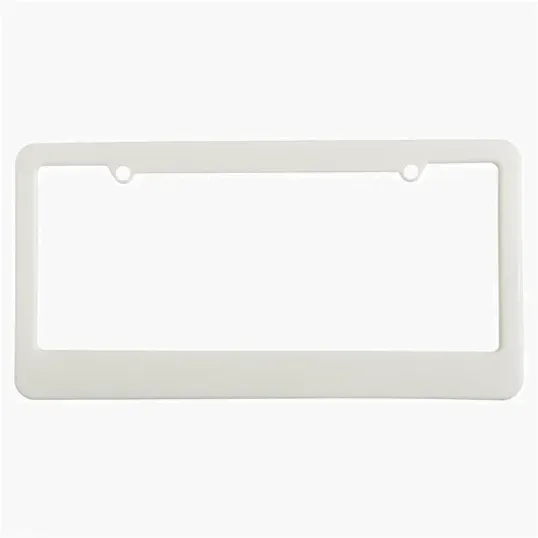 License Plate Frame, 2 Holes Straight Bottom — view 9