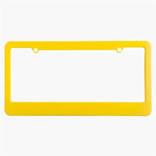 License Plate Frame, 2 Holes Straight Bottom — view 10