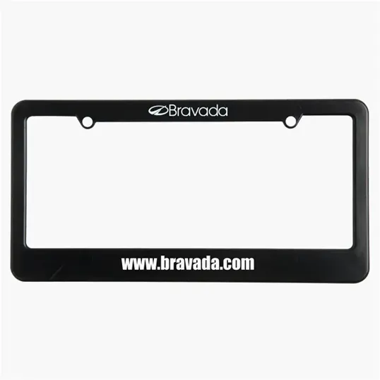 License Plate Frame, 2 Holes Straight Bottom — view 2
