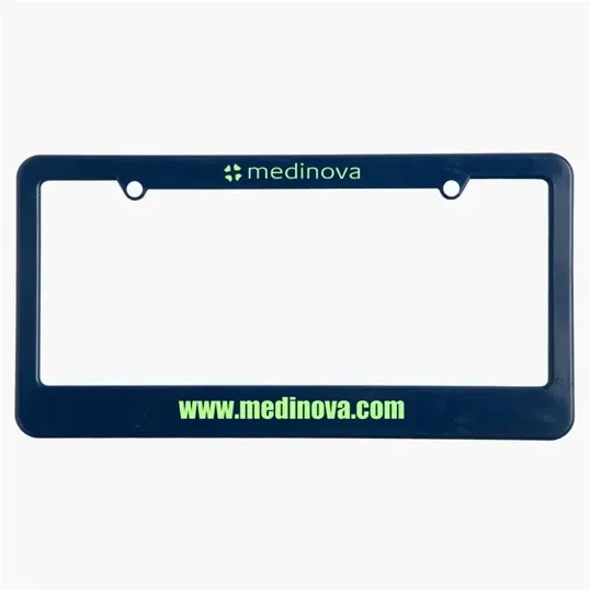 License Plate Frame, 2 Holes Straight Bottom