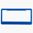 License Plate Frame, 2 Holes Straight Bottom — view 7