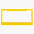 License Plate Frame, 2 Holes Straight Bottom — view 10