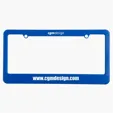 License Plate Frame, 2 Holes Straight Bottom — view 3