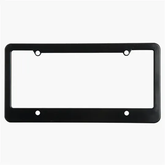 License Plate Frame, 4 Holes Straight Bottom — view 2