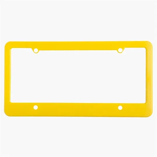 License Plate Frame, 4 Holes Straight Bottom — view 6