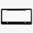 License Plate Frame, 4 Holes Straight Bottom — view 2
