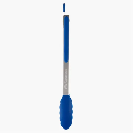 12" Silicone Tongs with Stainless Steel Body — view 2