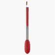 12" Silicone Tongs with Stainless Steel Body — view 3