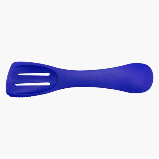 4-In-1 Kitchen Tool with Spoon, Slotted Spoon, Turner, and Serrated Edge — view 3