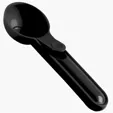 Ice Cream Scoop with Push Lever — view 2