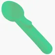 Ice Cream Scoop with Push Lever — view 4