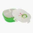 Lunch-In Polypropylene Food Container with Removable Compartments