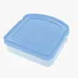 Sandwich Keeper Container, 5" x 5" x 1 5/8" — view 3
