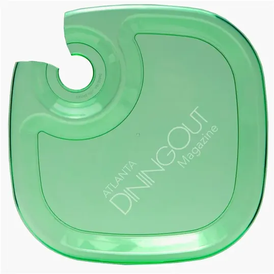 Wine and Snack Tray with Drink Holder — view 3