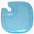 Wine and Snack Tray with Drink Holder — view 7