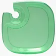 Wine and Snack Tray with Drink Holder — view 8